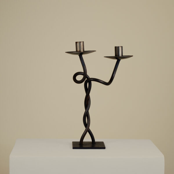 Twisted Iron Candle Holder - Image 6