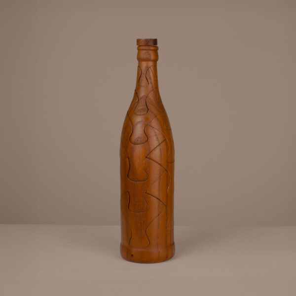 Wooden Jigsaw Bottle