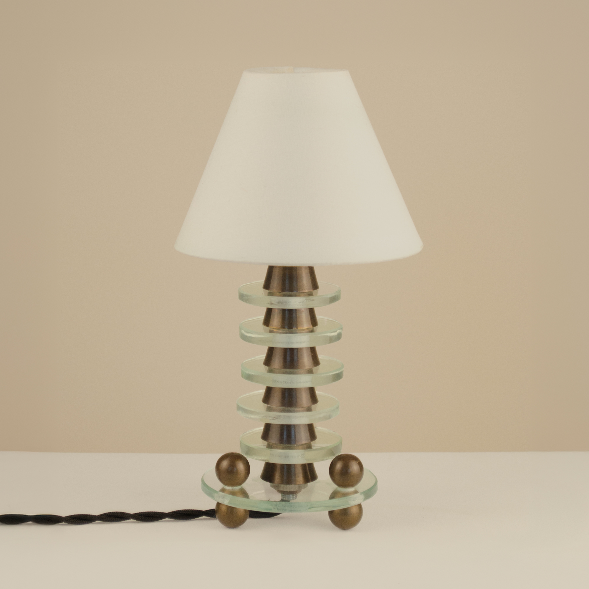 Stacked Glass Lamp